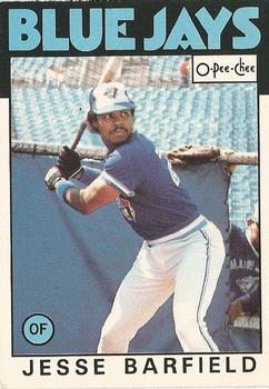 1986 O-Pee-Chee Baseball Cards 234     Jesse Barfield